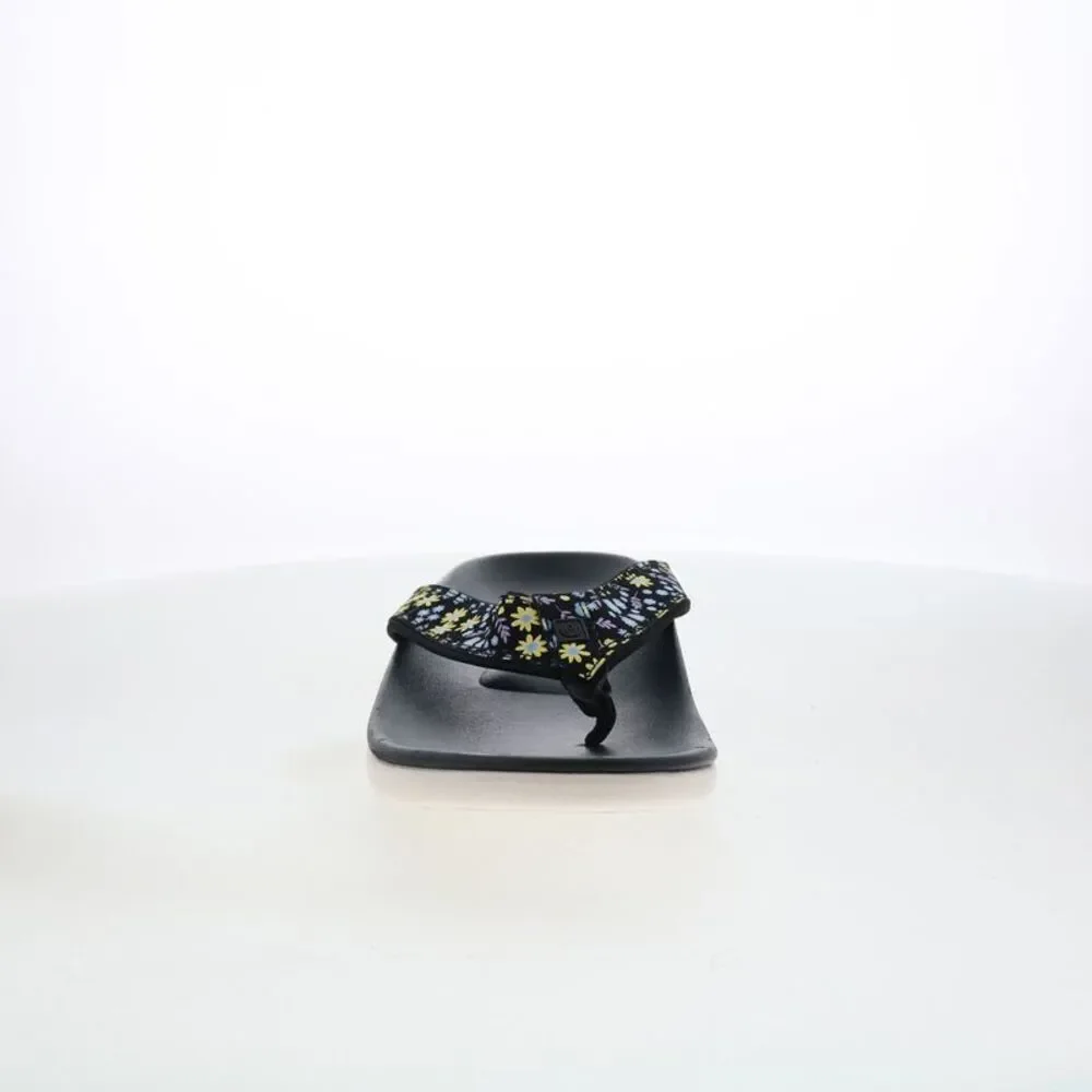 Spenco Womens Yumi Dainty Floral Black Shoes (NWT) - Picture 3 of 7